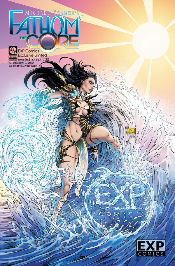 Fathom Core Kickstarter version EXP-Comics V Ken Marion cover
