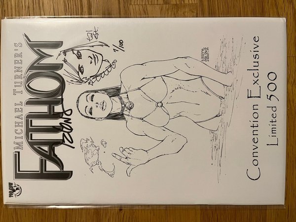 Fathom Preview Jay Company Sketch Cover Remarked by Talent Caldwell